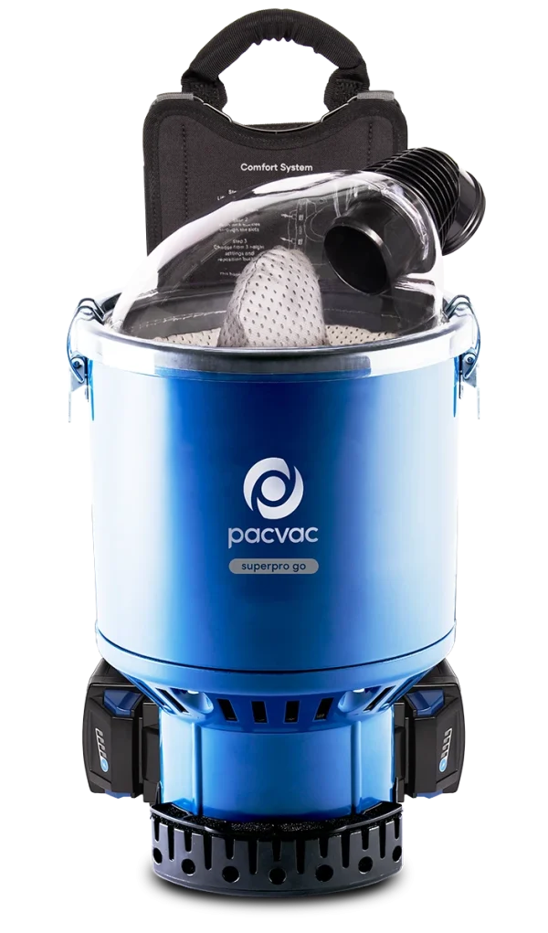 Pacvac Superpro Go Cordless Backpack Vacuum