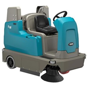 Tennant S16 Battery Powered Compact Ride On Sweeper